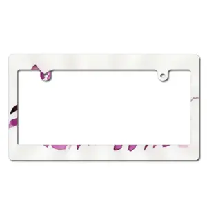 Calligraphic Landscape 002 Japanese License Plate Frame (Wide)