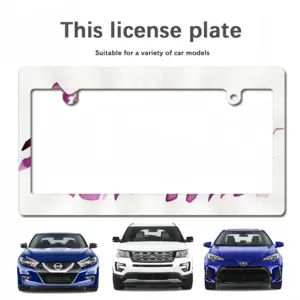 Calligraphic Landscape 002 Japanese License Plate Frame (Wide)