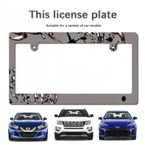 Space 8 Japanese License Plate Frame (Wide)