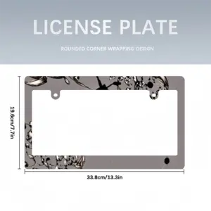 Space 8 Japanese License Plate Frame (Wide)