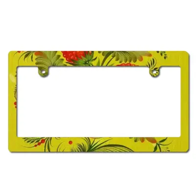 Raspberry Japanese License Plate Frame (Wide)