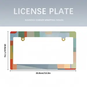 Grey & Green Japanese License Plate Frame (Wide)