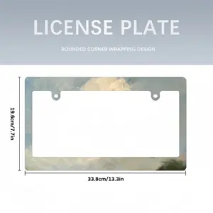 Big Cumulus Japanese License Plate Frame (Wide)