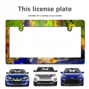 Ruins Japanese License Plate Frame (Wide)