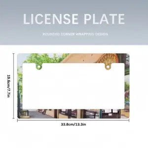 #17Th Street Shoppes Japanese License Plate Frame (Wide)