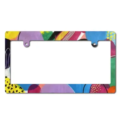 Circle Japanese License Plate Frame (Wide)