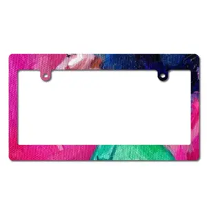 Zara Woman Japanese License Plate Frame (Wide)