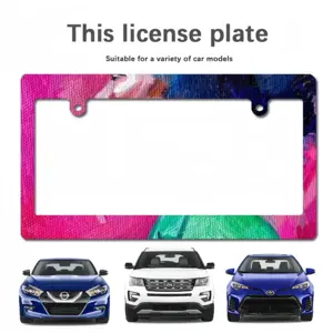 Zara Woman Japanese License Plate Frame (Wide)