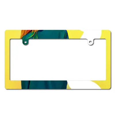 Blonde Japanese License Plate Frame (Wide)