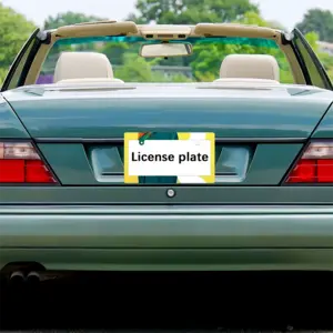 Blonde Japanese License Plate Frame (Wide)