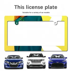 Blonde Japanese License Plate Frame (Wide)