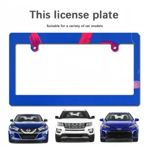 We Japanese License Plate Frame (Wide)