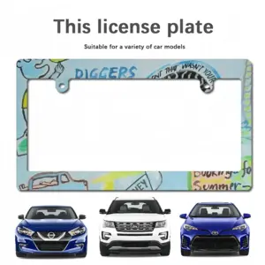 Mot Japanese License Plate Frame (Wide)