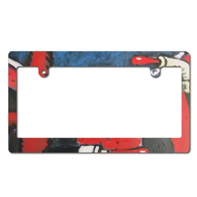 War Japanese License Plate Frame (Wide)