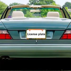 Forbidden Japanese License Plate Frame (Narrow)