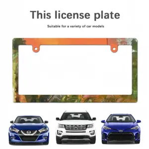 Forbidden Japanese License Plate Frame (Narrow)