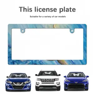 Question Mark Japanese License Plate Frame (Narrow)