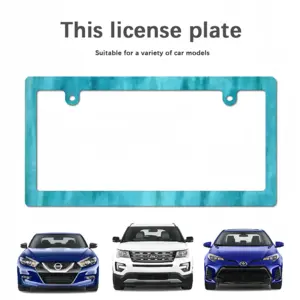 The Sea Japanese License Plate Frame (Narrow)