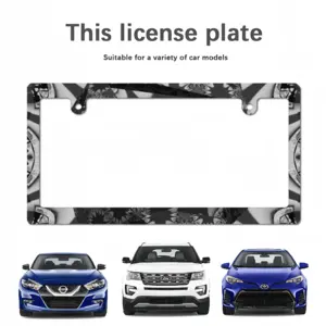 Kimono Japanese License Plate Frame (Narrow)