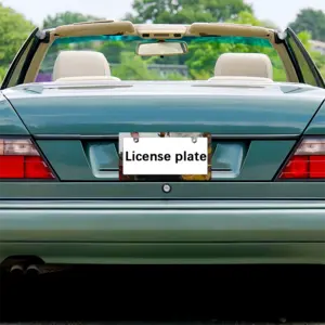 Beach Japanese License Plate Frame (Narrow)