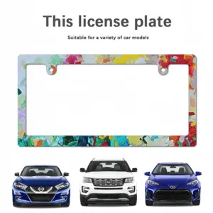 Infinite Garden #8 Japanese License Plate Frame (Narrow)