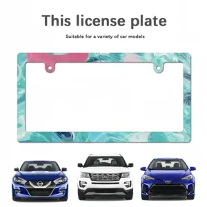 Pool Japanese License Plate Frame (Narrow)