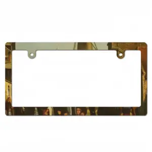 Geniuses Amsterdam Japanese License Plate Frame (Narrow)