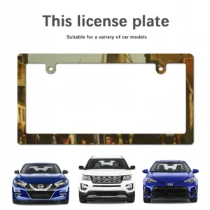 Geniuses Amsterdam Japanese License Plate Frame (Narrow)