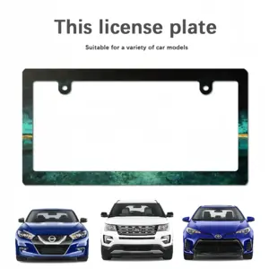 Seascape S Japanese License Plate Frame (Narrow)