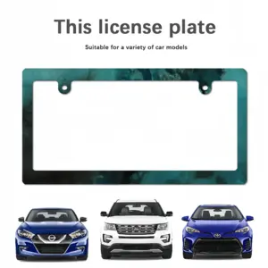 Sky Japanese License Plate Frame (Narrow)