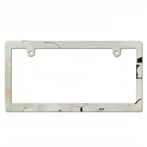 Black Canal Japanese License Plate Frame (Narrow)