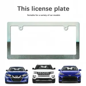 Untitled 28F Japanese License Plate Frame (Narrow)