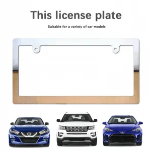 Untitled 29G Japanese License Plate Frame (Narrow)