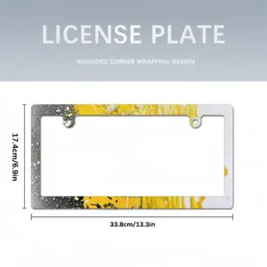 Basic Yellow Japanese License Plate Frame (Narrow)