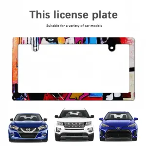 Vagua Lhomme Japanese License Plate Frame (Narrow)