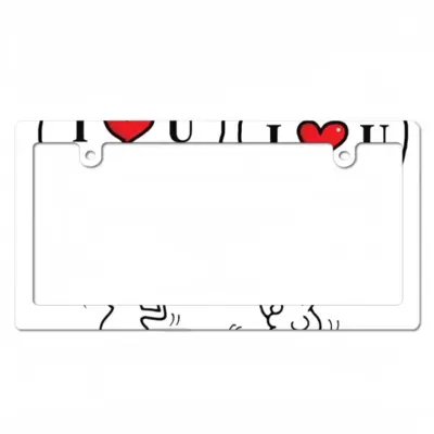 Love Call Japanese License Plate Frame (Narrow)