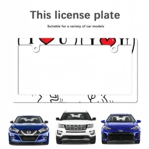 Love Call Japanese License Plate Frame (Narrow)