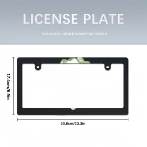 Light In Dark Japanese License Plate Frame (Narrow)