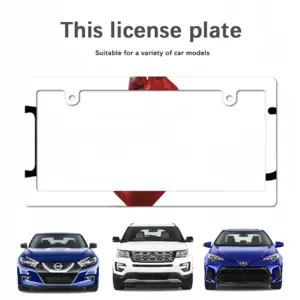 I Love You Japanese License Plate Frame (Narrow)