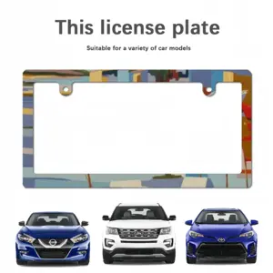 Sète La Pointe Courte Japanese License Plate Frame (Narrow)