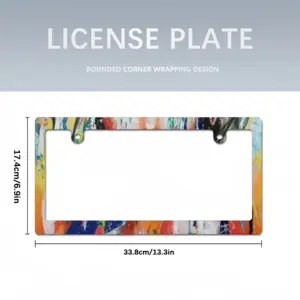 Summer Rain Japanese License Plate Frame (Narrow)