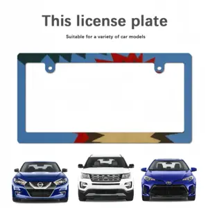 Red Jacket Japanese License Plate Frame (Narrow)