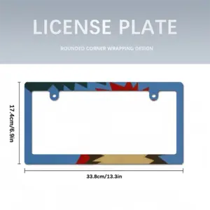 Red Jacket Japanese License Plate Frame (Narrow)