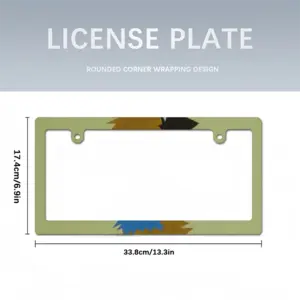 Beach Japanese License Plate Frame (Narrow)