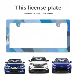 Swimming Pool Japanese License Plate Frame (Narrow)