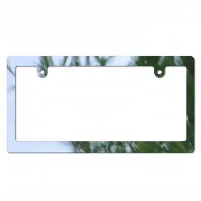 Blue Jay In Flight Japanese License Plate Frame (Narrow)