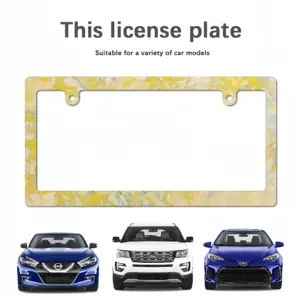 Welcome Golden Rain Japanese License Plate Frame (Narrow)