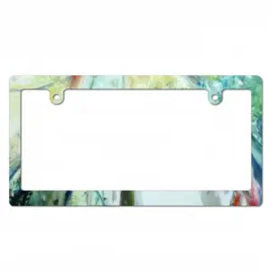 The Monkey King Sitting On A Tree Watching The Sun Japanese License Plate Frame (Narrow)