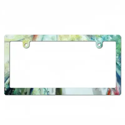 The Monkey King Sitting On A Tree Watching The Sun Japanese License Plate Frame (Narrow)