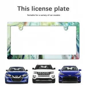 The Monkey King Sitting On A Tree Watching The Sun Japanese License Plate Frame (Narrow)